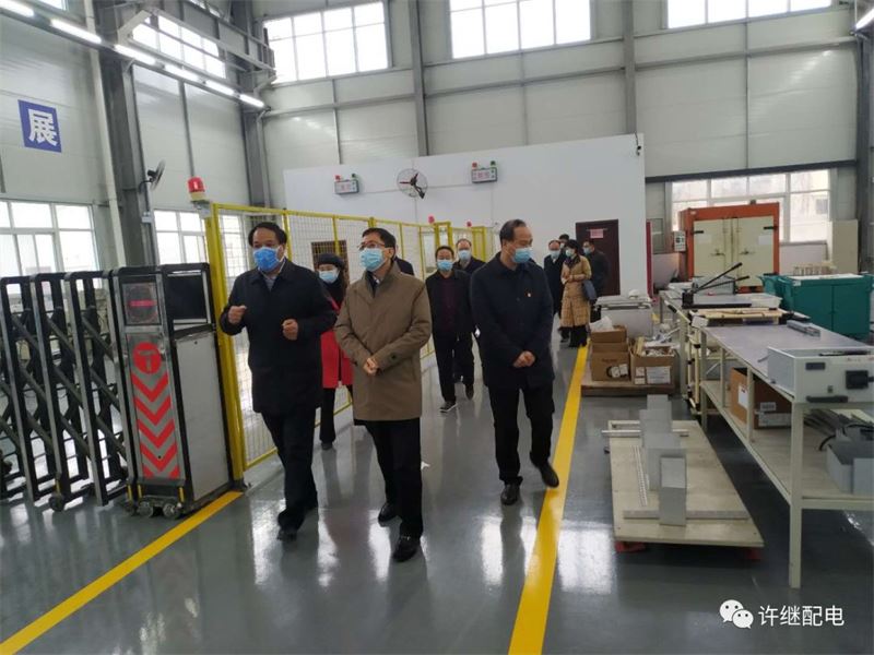 李海峰副市长到豫盛昌电气调研疫情防控复工复产工作